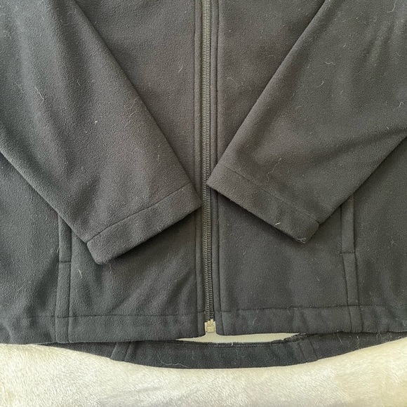 Cabela’s Black Softshell Hooded Jacket Women’s M Fleece Lined Outdoor Coat 2 - Picture 9 of 14